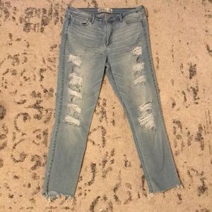Abercrombie & Fitch High Rise Super Skinny
